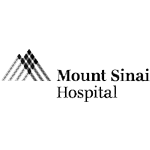 Mount Sinai Hospital logo greyscale