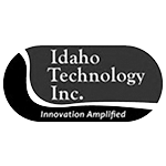 Idaho Technology Inc. logo greyscale