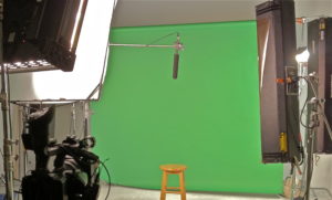 green screen for video production