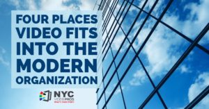 Four Places Video Fits Into the Modern Organization by NYC Video Pros | Corporate Video Production by https://nycvideopros.com/