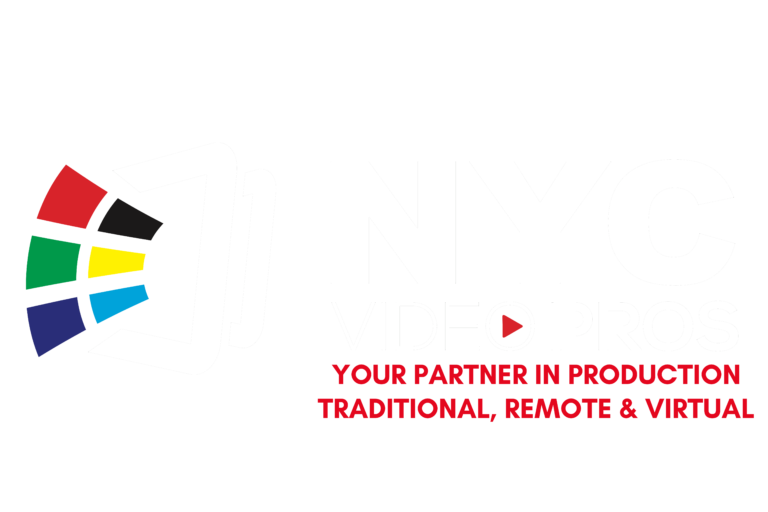 NYC Video Pros logo white version