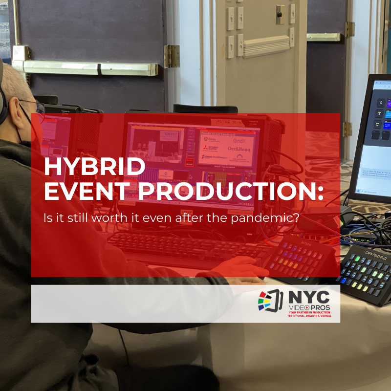 Hybrid event production, is it still worth it? Title card
