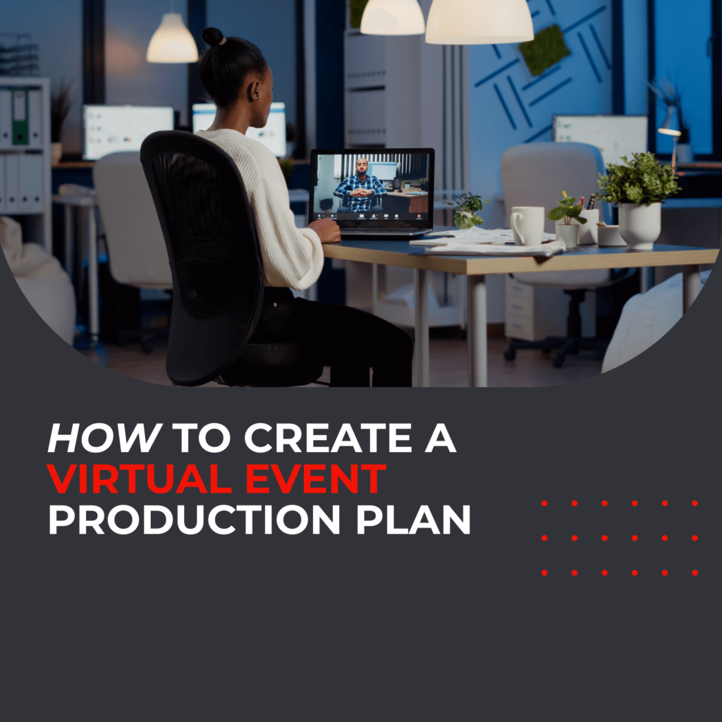 how to ceate a virtual event production plan title card